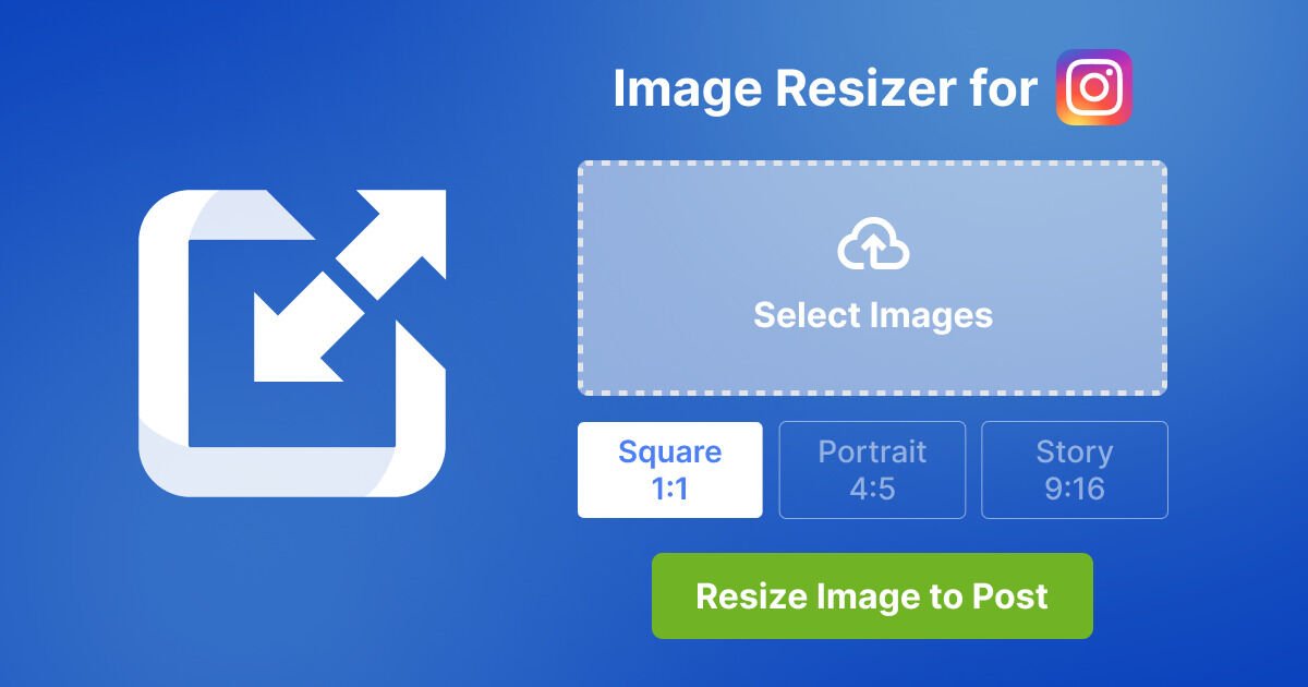 resize image for instagram online free