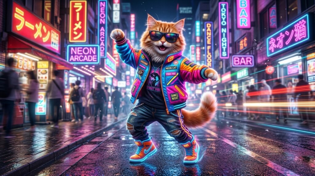 AI Dancing Cat Prompt Tutorial